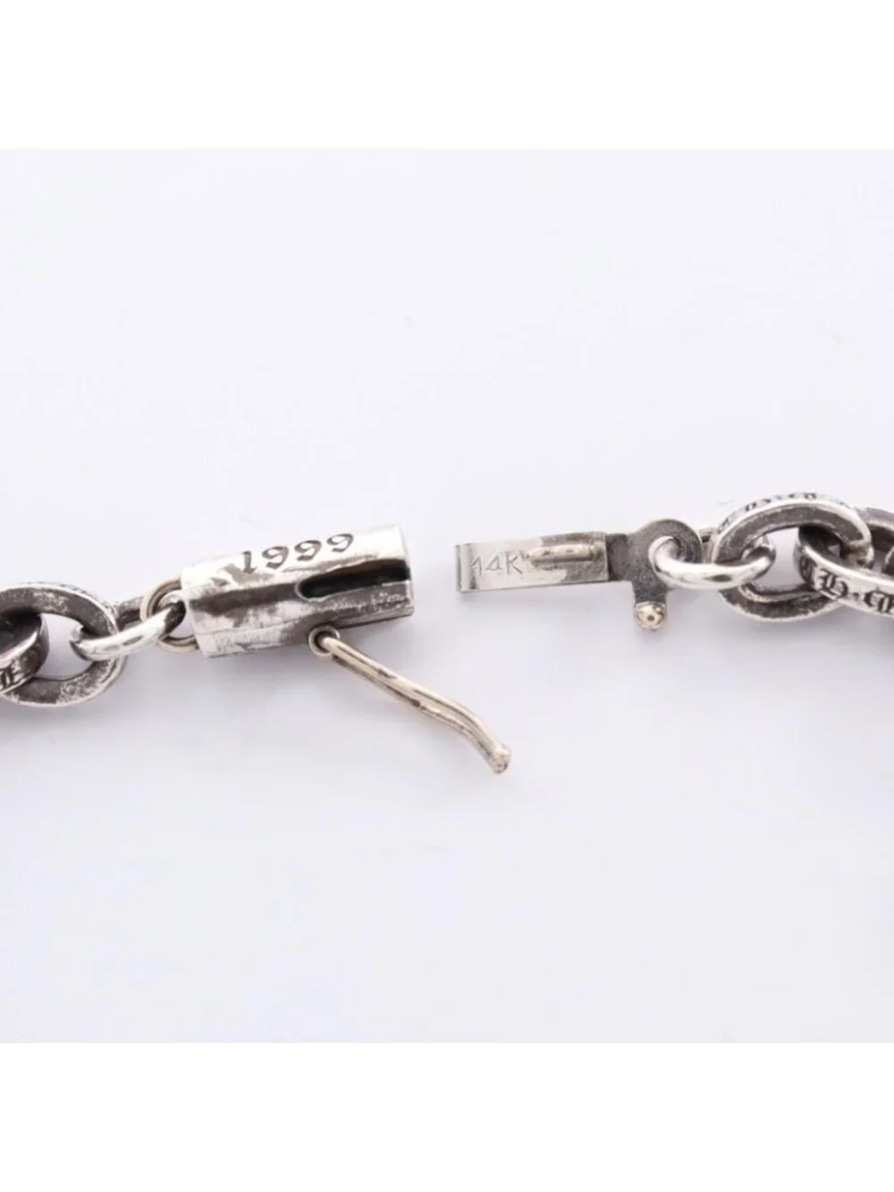Chrome Hearts Bracelet Paper Chain 925 Sterling Silver